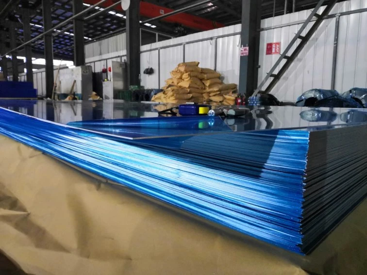 Aluminum sheet for corrugated roof panel